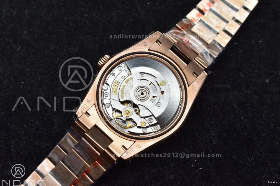 Roman QF Weight) President Grey Dial Best V5 Bracelet Edition vr3255 36 on RG Steel 904L DayDate (Gain 0514
